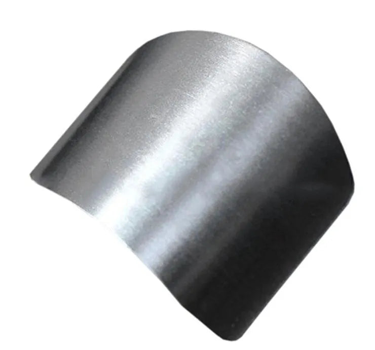 Stainless steel finger guard for kitchen cutting safety