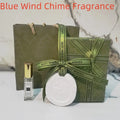 Car aromatherapy pendant set with stone diffuser, 10ml essential oil bottle, gift box, and handbag.