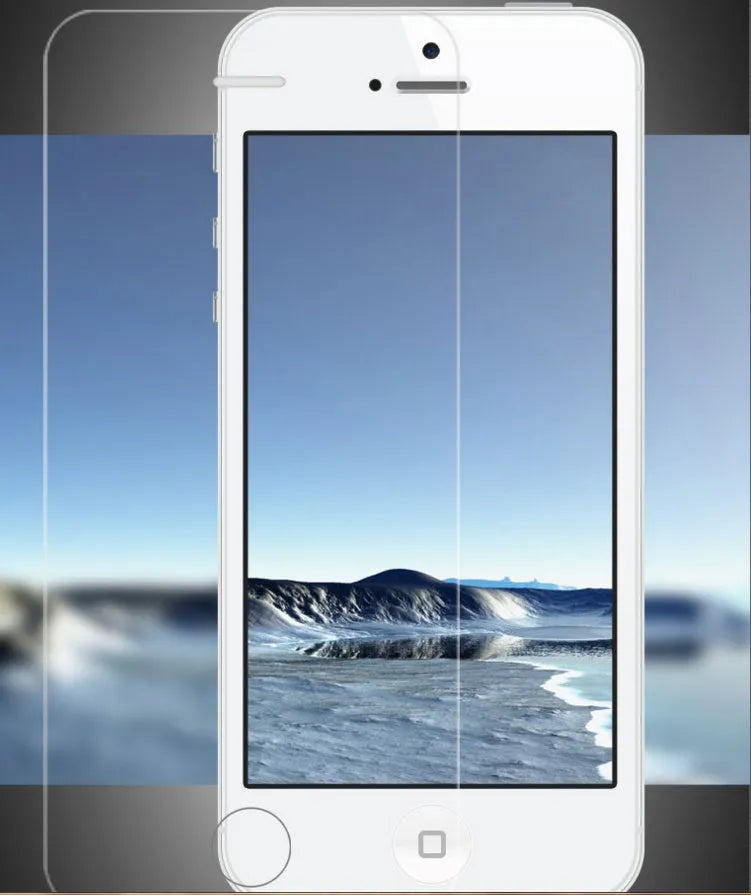 Tempered glass screen protector for iPhone 4 to X models