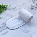 Thickened ant fabric hair band in white on a plain background, measuring 60cm by 8.5cm