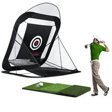 Black golf putter laser aiming instrument for putting practice and alignment training