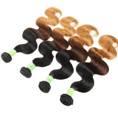 Xuchang Bundle Body Wave T1b27 ombre synthetic hair extension bundle in body wave texture