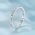 Silver I Love You Moss password ring with oxidized black finish showing engraved code