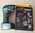 Portable electric car tyre pump with motor and air pump components