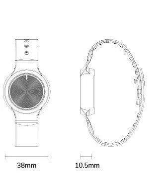 B10 Bluetooth positioning bracelet for indoor tracking with emergency call function and 60-day rechargeable battery