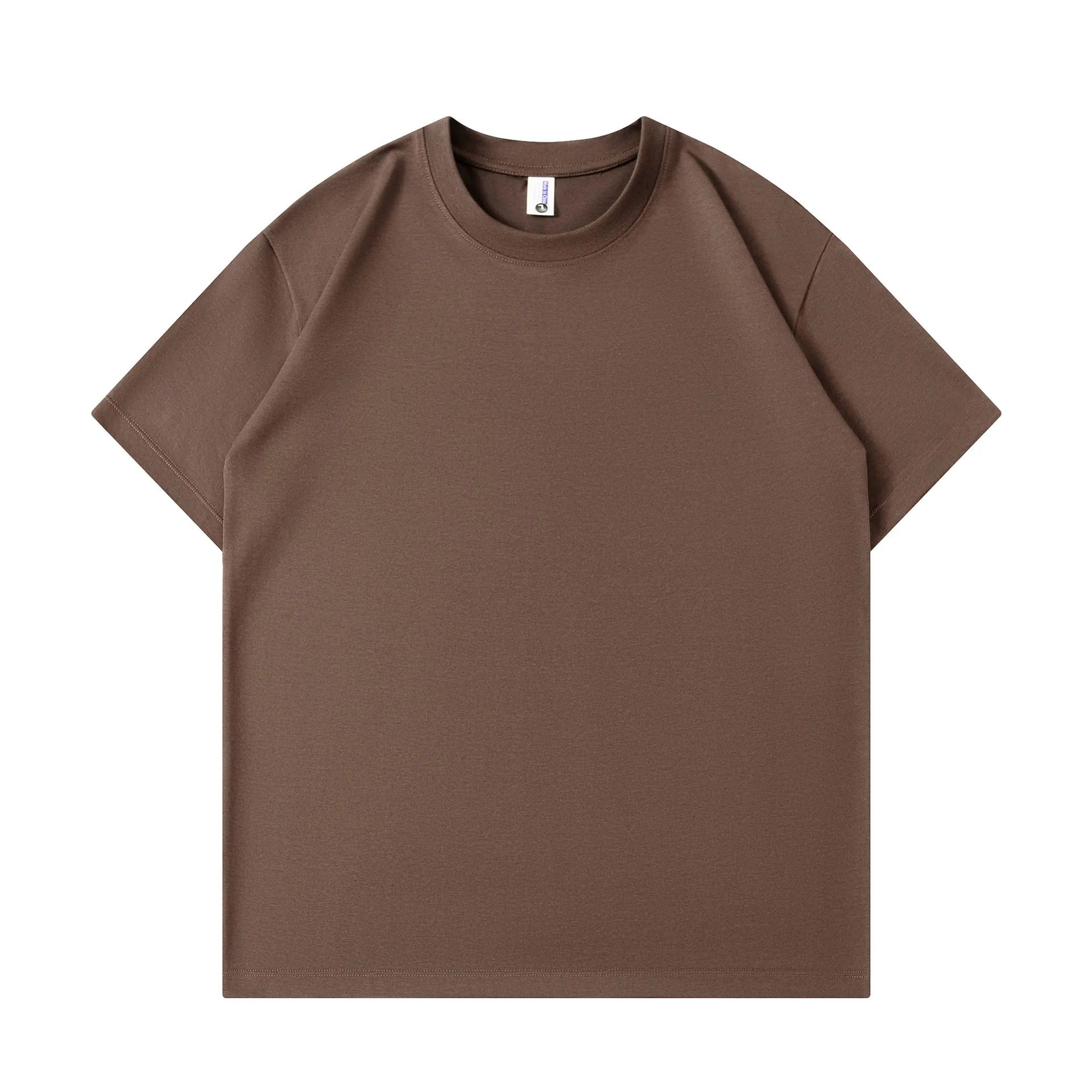 Cotton loose fit unisex t-shirt in various solid colours with short sleeves
