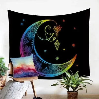 Machine woven polyester plush tapestry tarpaulin with geometric abstract pattern, European classical style, rectangle shape