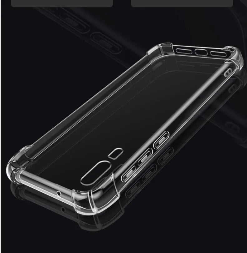 Transparent TPU phone case with airbag drop-resistant protection for Huawei and Honor smartphones