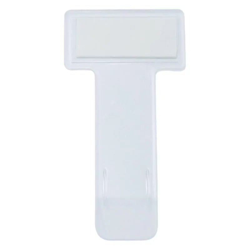Clear plastic ticket holder for car parking charges, 7.4 x 3.95 cm