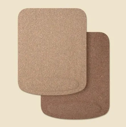 Acorn natural cork wrist mouse pad with carbonized surface, 210 x 265 mm, in colour option A