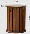 Stackable iron dining stool in modern design with round seat and metal frame