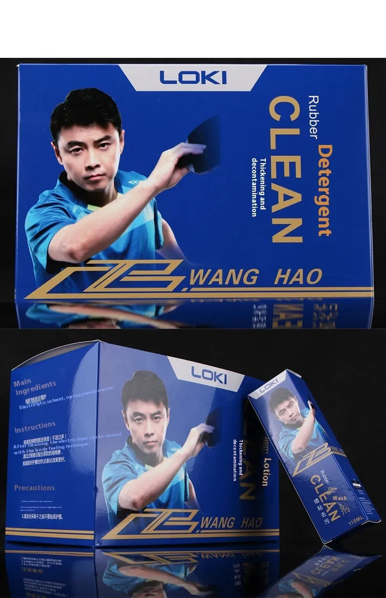 110ml bottle of table tennis rubber cleaning agent liquid cleaner for blade coverings