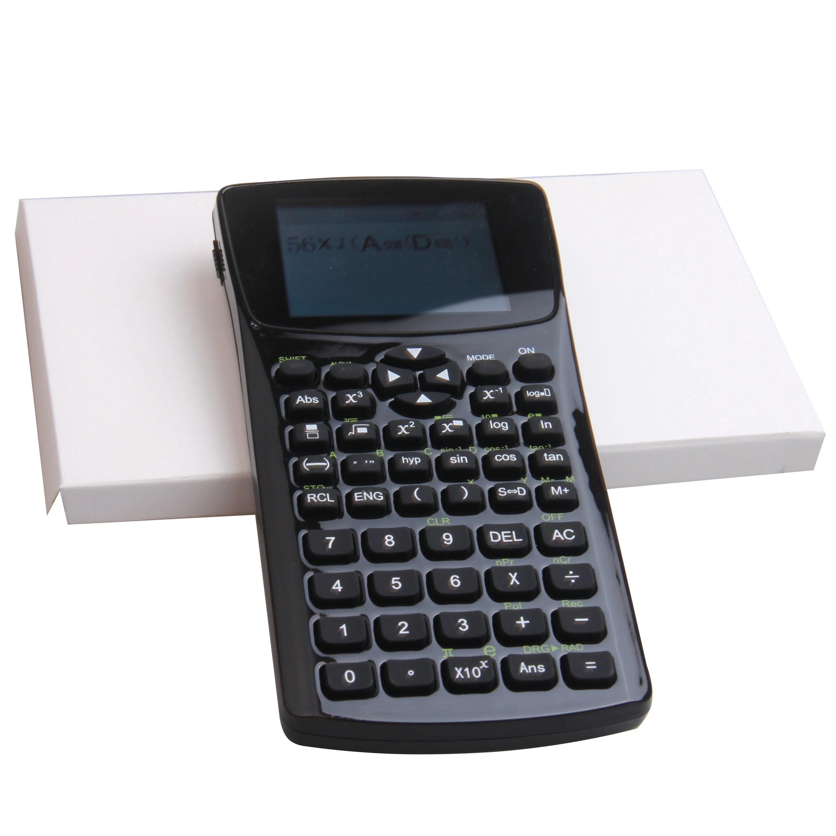 Black multifunctional e-book reader with 2.8cm screen showing multilingual interface and adjustable wrist strap