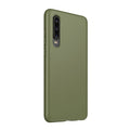 Huawei P30 mobile phone case in TPU material showing colour options: Army Green, Black, Blue, Pink, Red, Yellow.