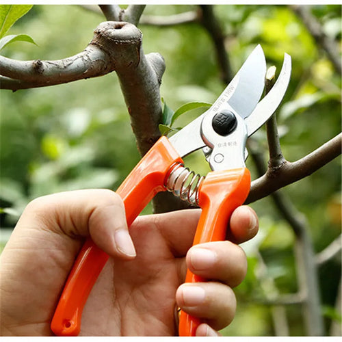 130W pruning shears with SK5 high carbon steel blade for landscaping, random colour