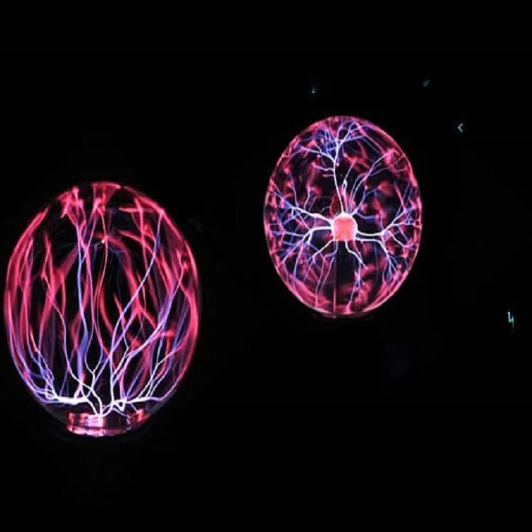 Colourful USB magic ball light with 7.62cm glass sphere on ABS base for decorative lighting