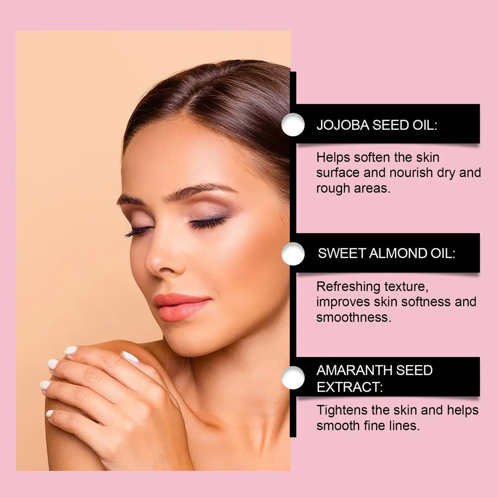 Moisturizing body oil 60ml bottle for universal skin types