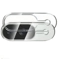 Tempered glass rear camera lens film for Google Pixel 9 and 10, HD arc edge, bare clip design