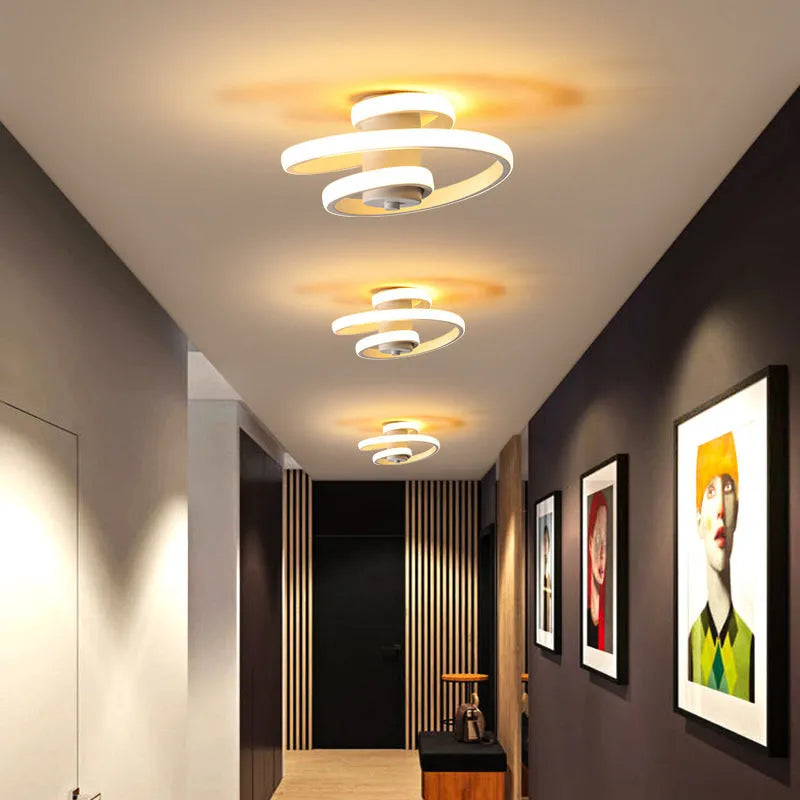 Creative butterfly shape LED corridor ceiling light with silicone shade