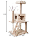 Cat crawl nest scratching board tree wooden space capsule pet house with scratching surface for indoor cats
