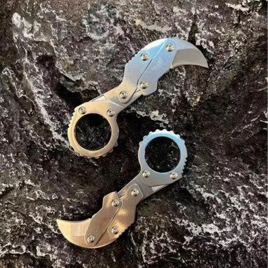 Stainless steel 420J2 folding knife with 2.6cm blade and 12mm full length, single-pack outdoor pocket knife