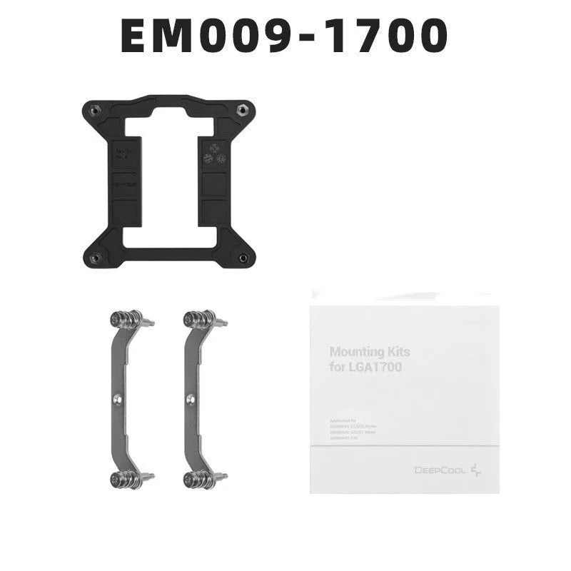 Intel LGA 1700 CPU water cooling radiator fastener bracket mounting kit with cleaning alcohol bag