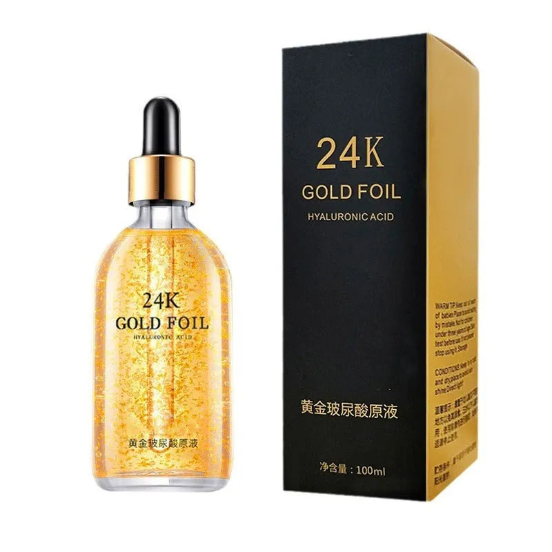 100g bottle of 24K nicotinamide hyaluronic acid and ginseng facial essence liquid for combination skin