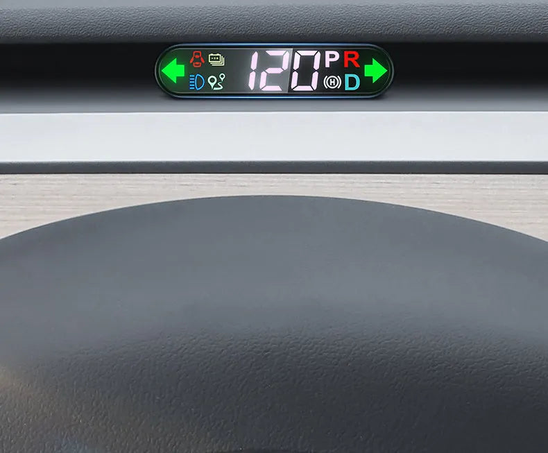 Tesla Model 3 Y LCD intelligent air code meter sub-screen mounted at air conditioning outlet with nondestructive installation