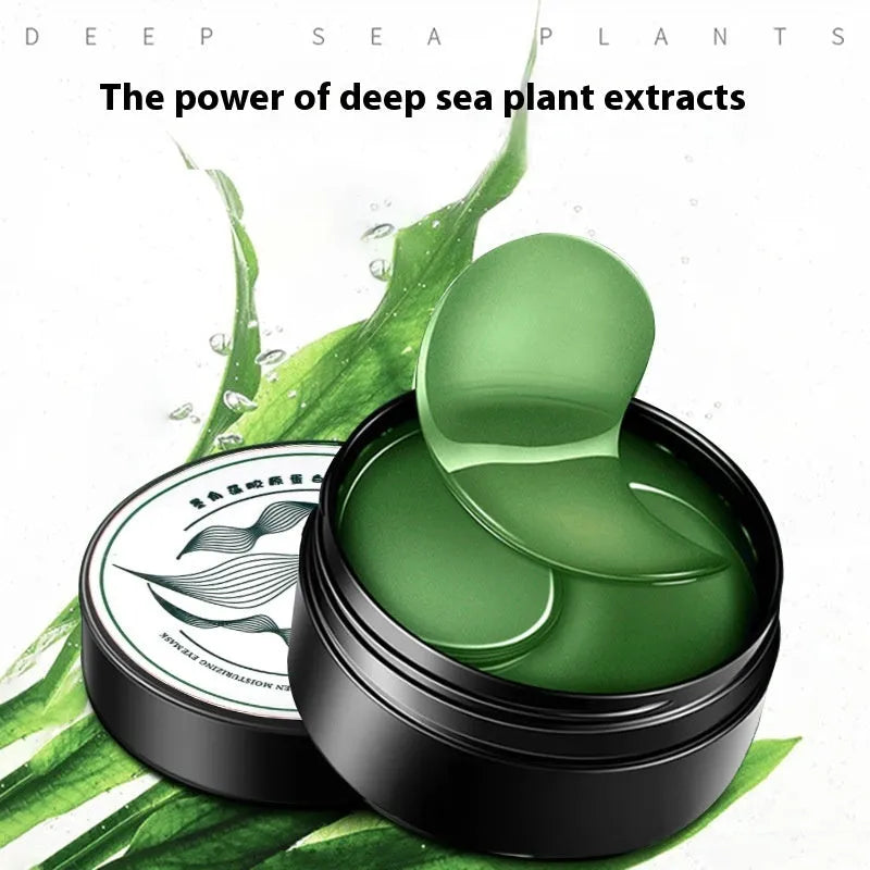 Seaweed collagen essence eye mask patches in sheet form, 60 tablets