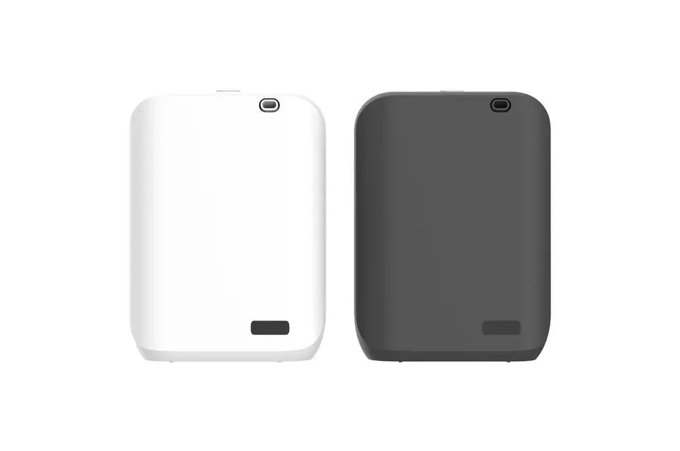 White smart HVAC wall mount diffuser with 150ml capacity and app control features