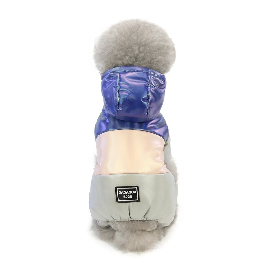 Cotton casual winter pet dog clothes in yellow and pink sizes S to XXL back length 20-40cm
