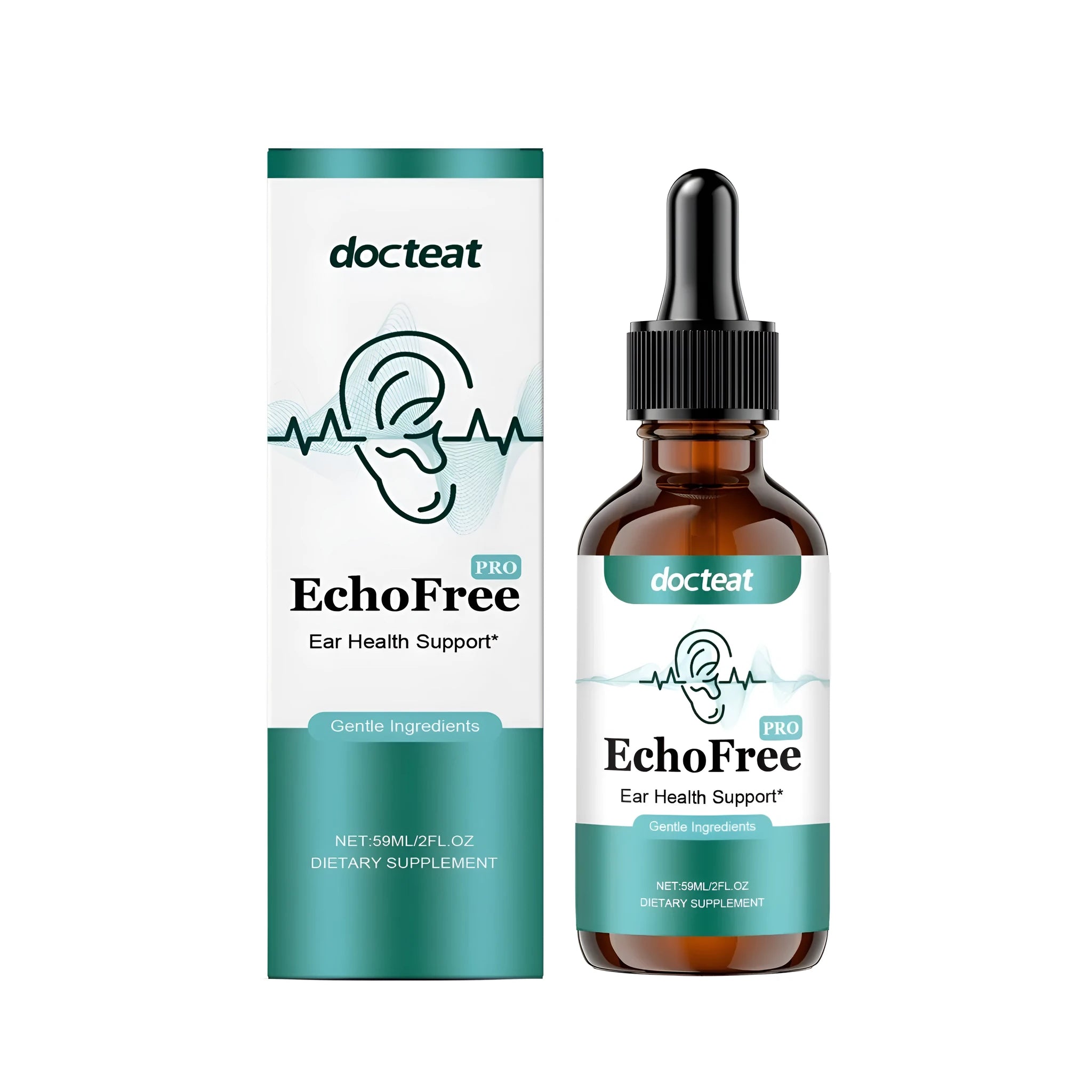 60ml bottle of tinnitus relief drops with traditional Chinese medicine formula
