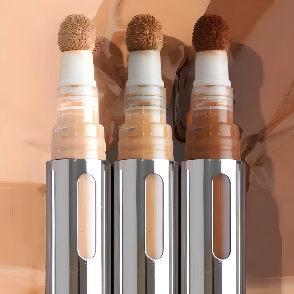 Concealer contour stick palette with 24 waterproof colours and pen applicator for face makeup