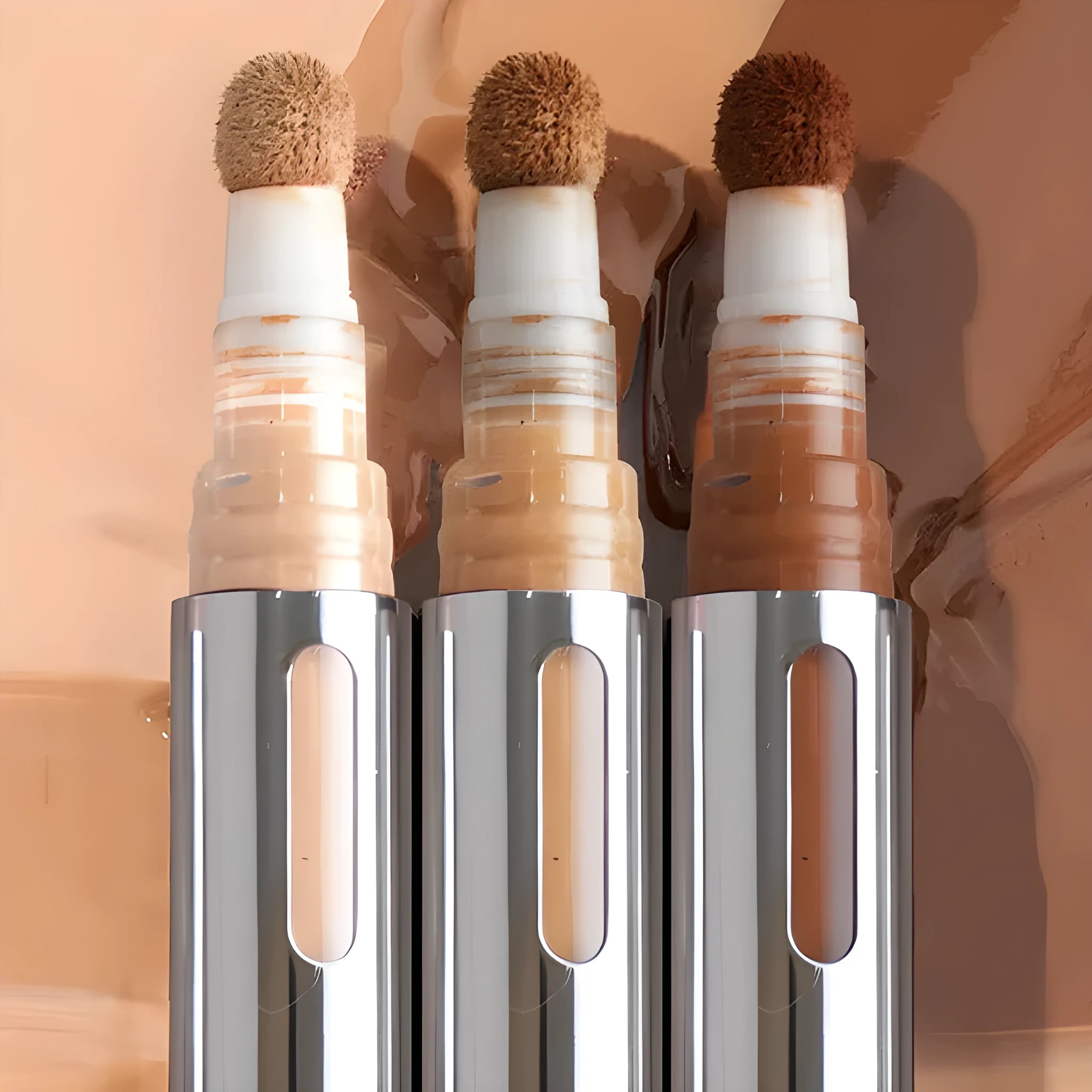Concealer contour stick palette with 24 waterproof colours and pen applicator for face makeup