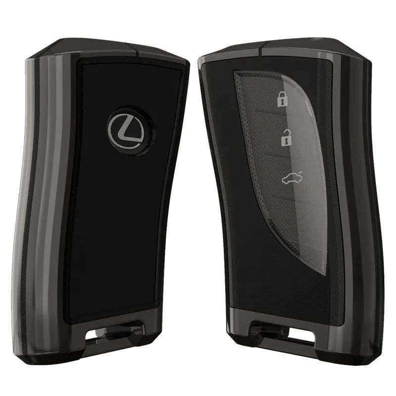 Ling Zhi Lexus A-series car key cover case in multiple colours with hook and buckle variants.
