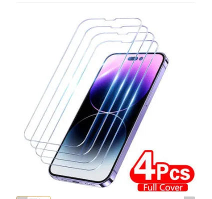 Anti-peep tempered glass screen protector for iPhone with privacy filter and anti-blue light