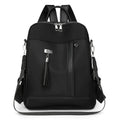 Soft PU commute backpack in urban simplicity style with three-dimensional pocket and large capacity