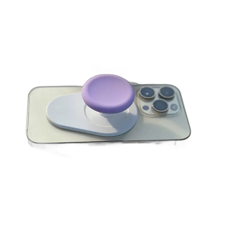 Silicone cup cover bracket for magnetic mobile phone airbag stand in green colour
