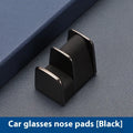 Zinc alloy leather car dashboard glasses clip in green, black, grey, or red colours