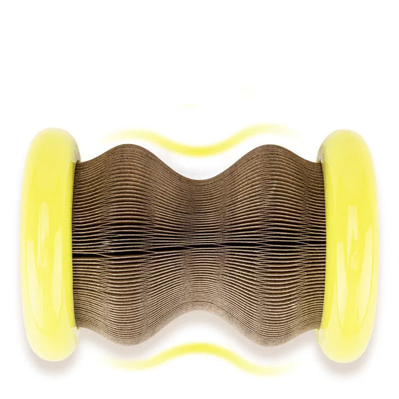 Magic organ corrugated paper wheel cat scratching board toy in Wonderful Cat Scratch Wheel colour