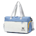 Fixed travel exercise fitness yoga bag in solid colour with fixed mat holder