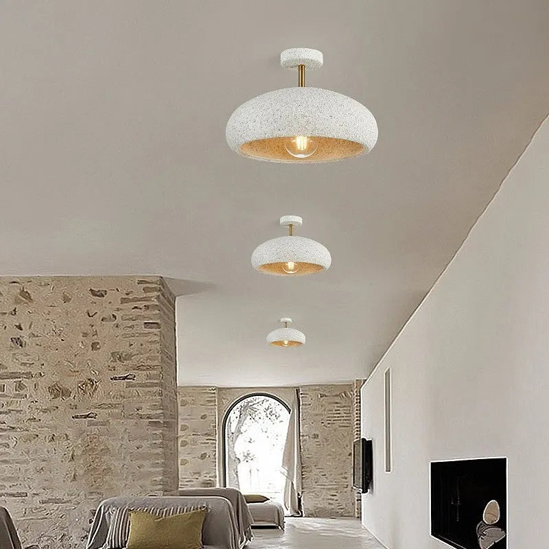 Modern mute style Nordic minimalism creative balcony light in plastic with 35C diameter