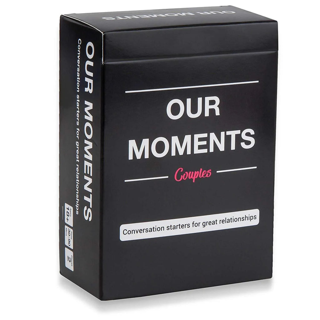 Our Time Lovers Edition black communication cards for couples emotional exchange