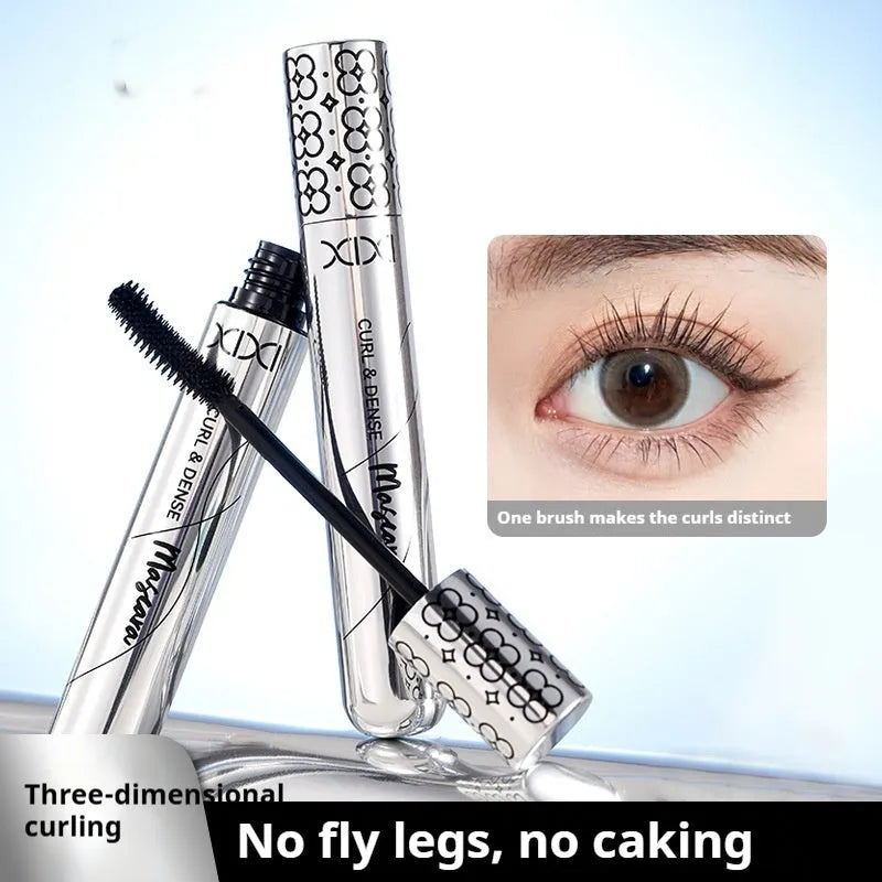 Black natural long curling mascara tube for daily lash definition
