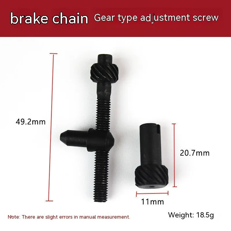 Spool of nylon thread wire for chainsaw chain tensioner adjustment, labelled with wire diameter size.