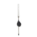Solar bubble stick lawn lamp with colourful slow-flash crystal effect and warm light on a garden lawn