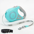 Retractable dog leash with automatic telescopic cord and one-handed brake in Dream Purple colour