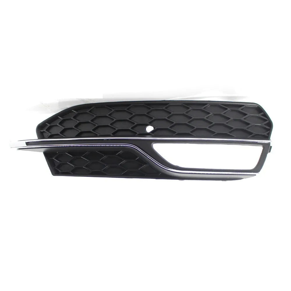 Black ABS fog lamp grille for 2013-2016 Audi A3 Sport and S3 bumper replacement