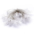 3-metre LED star light string with 20 warm white glass bulbs for outdoor holiday decoration
