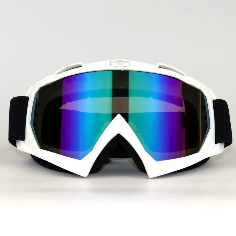 Equipment Vice cross-country ski goggles with black TPU full rim frame and clear lens